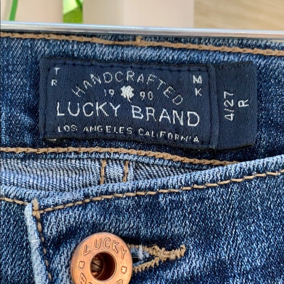 Lucky Brand Women’s Size 4 Sweet n Low Denim Pants Medium Wash - Picture 3 of 13
